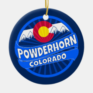 Powderhorn Colorado Gebirgsexplosionsverzierung Keramikornament