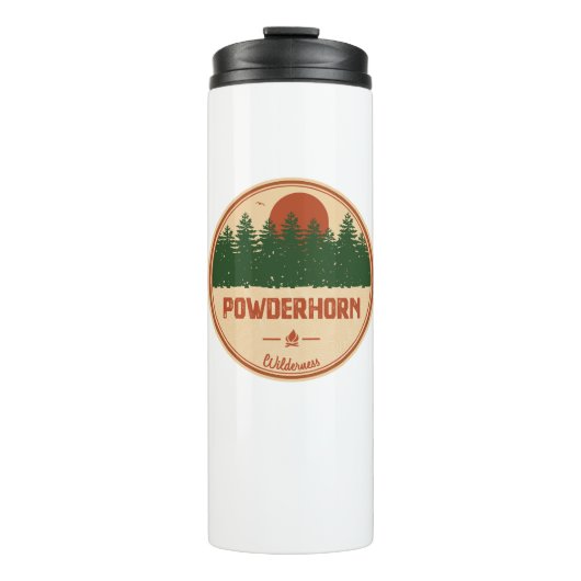 Powderhorn Wilderness Colorado Thermosbecher (Vorderseite)