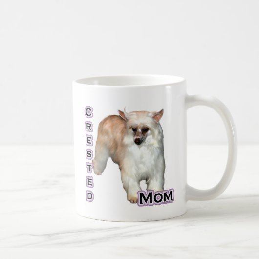 Powderpuff Crested Mama 4 Kaffeetasse (Rechts)