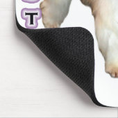 Powderpuff Crested Mama 4 Mousepad (Ecke)