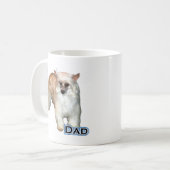 Powderpuff Crested Vater 4 Kaffeetasse (Vorderseite Links)