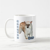 Powderpuff Crested Vater 4 Kaffeetasse (Links)