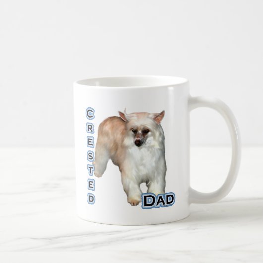 Powderpuff Crested Vater 4 Kaffeetasse (Rechts)