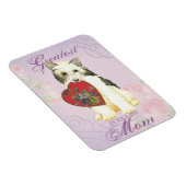 Powderpuff Heart Mama Magnet (Rechte Seite)