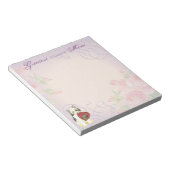 Powderpuff Heart Mama Notizblock (angewinkelt)
