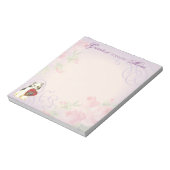 Powderpuff Heart Mama Notizblock (Rotiert)