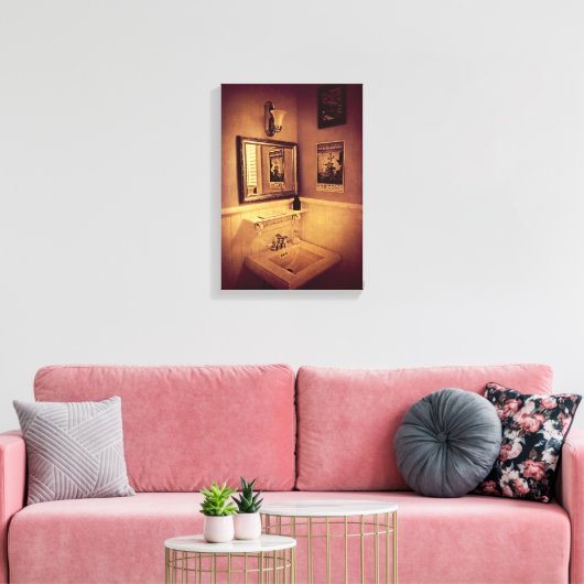 Powderraum - Poster Leinwanddruck (Insitu (Wohnzimmer))