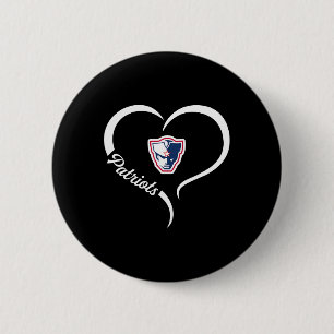 Powdersville Patriots Logo Halbherz Slogan Hs Button