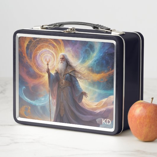 *~* Poweerful Wizard of Love + Light Initials Metall Brotdose (Beispiel)