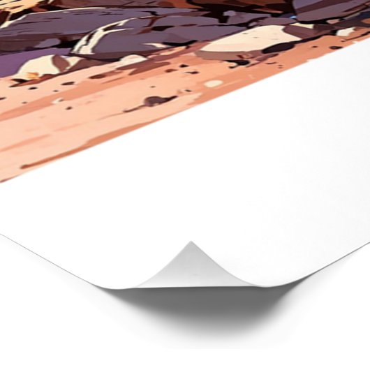 Powell, Arizona Poster (Ecke)