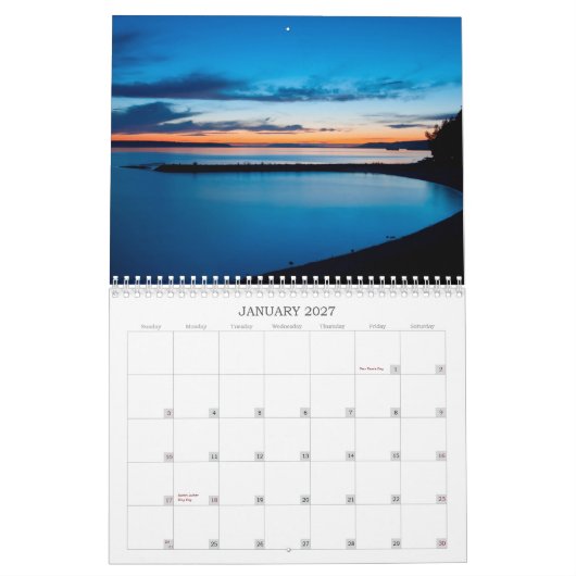 Powell-Fluss-Landschaften Kalender (Jan 2027)