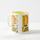 Powell Hotel San Francisco Zweifarbige Tasse (Vorderseite Links)