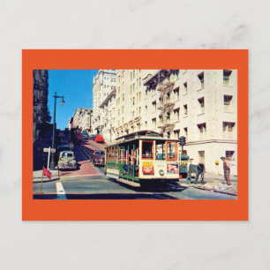 Powell & Market Cable Car, San Francisco Vintage Postkarte