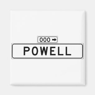 Powell-St., San Francisco Straßenschild Magnet