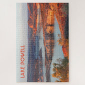 Powell: Staudamm und Brücke bei Sonnenaufgang Puzzle (Vertikal)