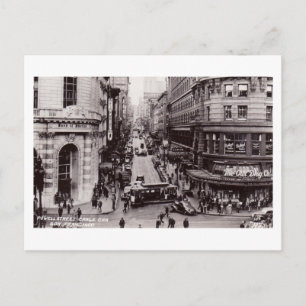 Powell Street, San Francisco, Kalifornien Vintag Postkarte