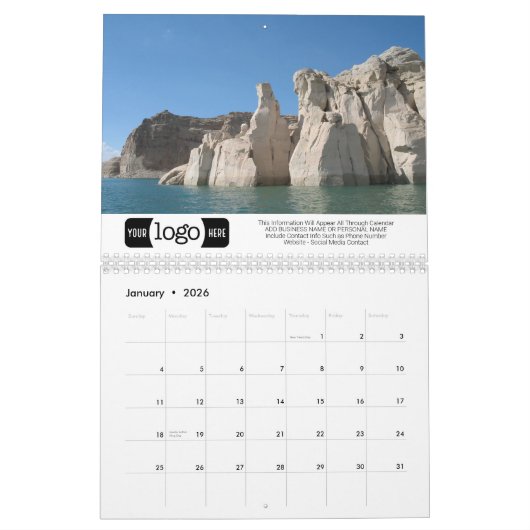 Powell Travel Fotografy Promotions Kalender (Jan 2026)