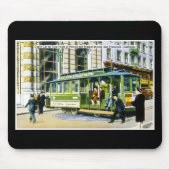 Powell und Markt-Straßen, San Francisco, CA Mousepad (Vorne)