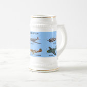 Power 1942 Flugzeugstein Bierglas (VorderseiteRechts)