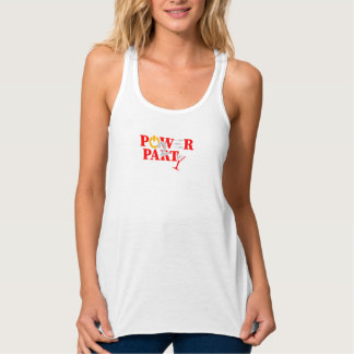 Power 2 Party Frauenrostmischbehälter Tank Top