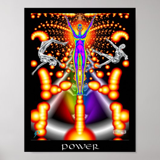 Power (8,5 x 11) poster (Vorne)