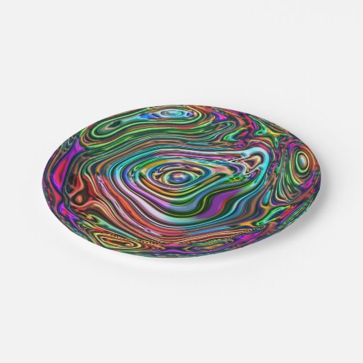 POWER ABSTRAKT 7 PAPPTELLER (Schrägansicht)