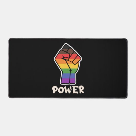 Power Alternative Pride Design for Equality Schreibtischunterlage (Vorderseite)