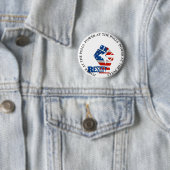 Power an den Abstimmungen widerstehen Trumpfknopf Button (Beispiel)