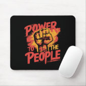 Power an die Menschen Mousepad (Mit Mouse)