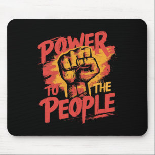 Power an die Menschen Mousepad