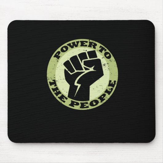 Power an die Vintagen Mousepad (Vorne)