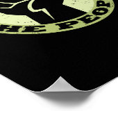 Power an die Vintagen Poster (Ecke)