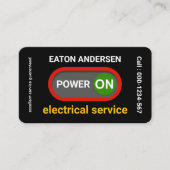 Power an Schaltnetzverkabelung Visitenkarte (Vorderseite)