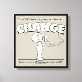 Power ändern leinwanddruck (Vorderseite)