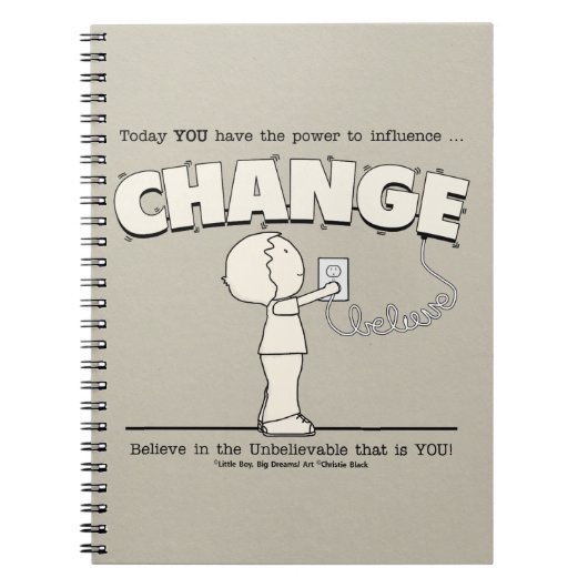 Power ändern notizblock (Vorderseite)