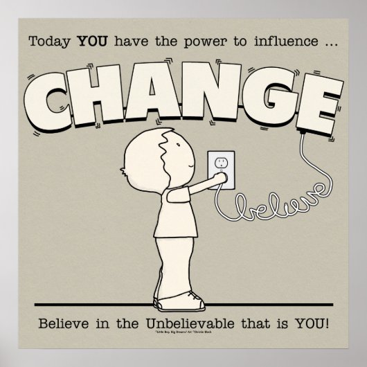 Power ändern poster (Vorne)