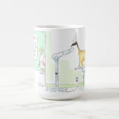 Power-Anstieg Kabuki Cartoon-Tasse Kaffeetasse (Mittel)