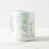 Power-Anstieg Kabuki Cartoon-Tasse Kaffeetasse (Vorderseite Links)