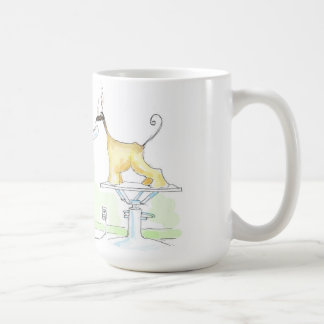 Power-Anstieg Kabuki Cartoon-Tasse Kaffeetasse