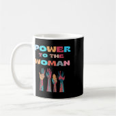 Power auf die Frauenmarke Kaffeetasse (Links)