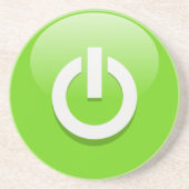 Power auf sandstein untersetzer (Vorne)