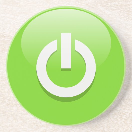 Power auf sandstein untersetzer (Vorne)