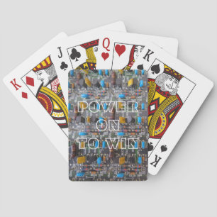Power auf, um den Circuit-Poker zu gewinnen, der K Spielkarten
