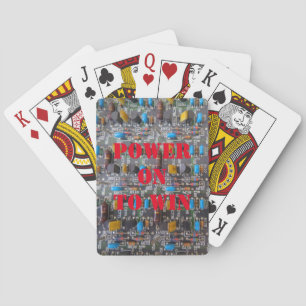 Power auf, um den Circuit-Poker zu gewinnen, der K Spielkarten