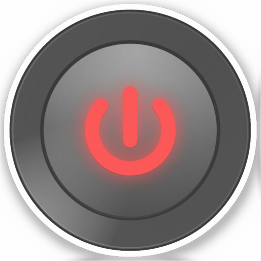 Power Aufkleber (Vorderseite)