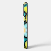 Power aus gelber und blauer Blume Case-Mate iPhone Hülle (Rückseite / Links)
