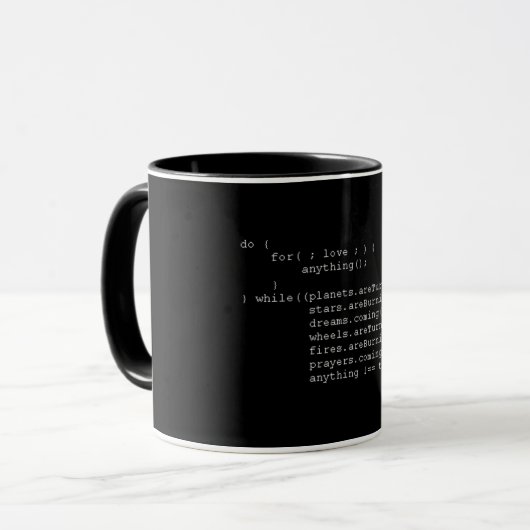 Power-Balladen-ProgrammierungsTasse Tasse (Vorderseite Links)