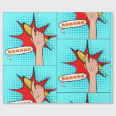 Power Banana Geschenkpapier (Flach)