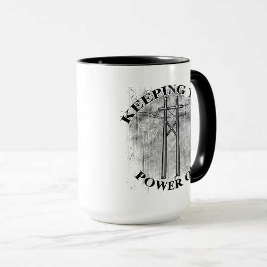 POWER behalten Tasse (VorderseiteRechts)