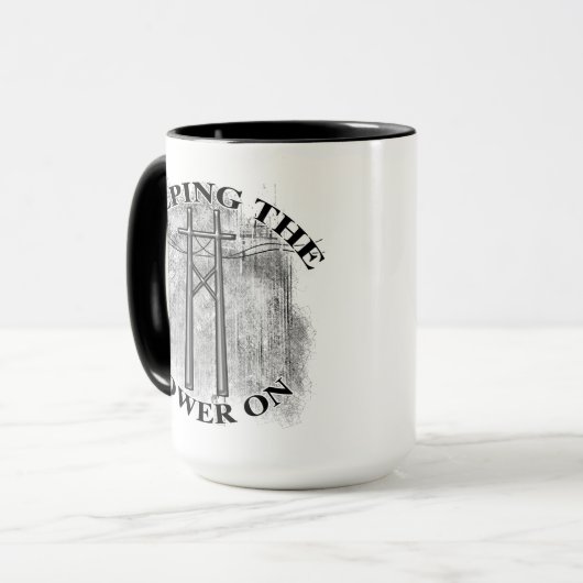 POWER behalten Tasse (Vorderseite Links)